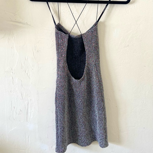 🍾SOLD🍾 For Love & Lemons Constance Sparkle Silver and Red Sequin Dress - Picture 12 of 14